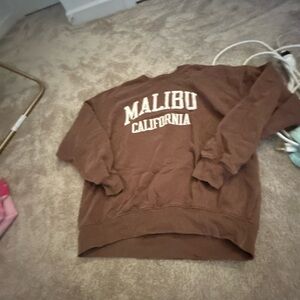 Malibu California Pacsun Oversized Crewneck